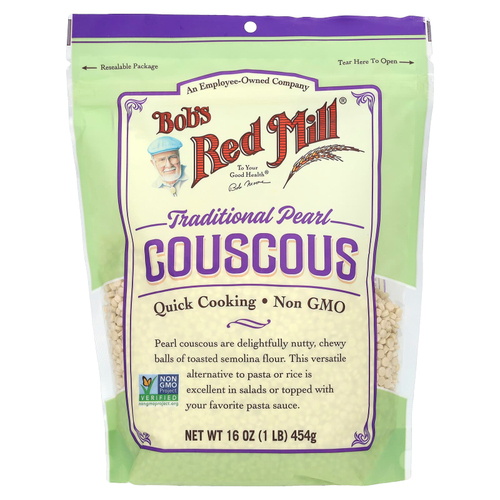 Bob's Red Mill, Традиционный жемчужный кускус, 16 унций (454 г)