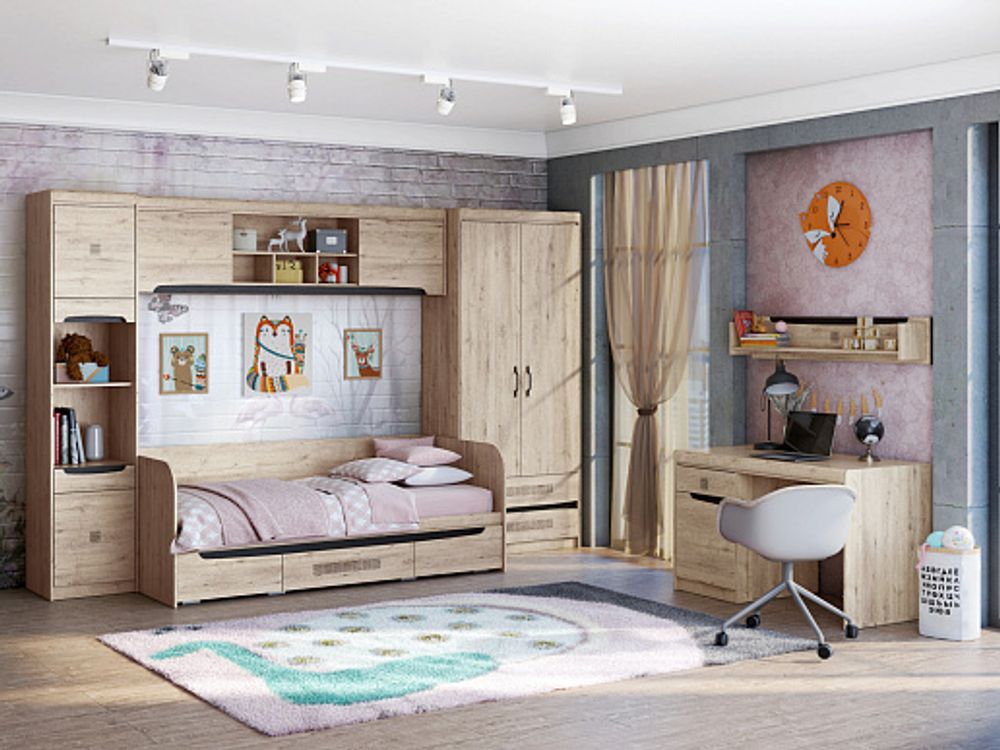 Монца Шкаф 2х ств.