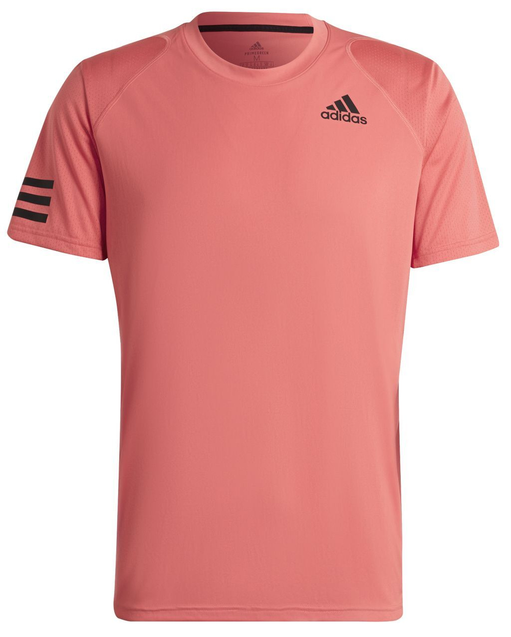 Футболка мужская теннисная Adidas Club 3-Stripes Tee M - semi turbo/black