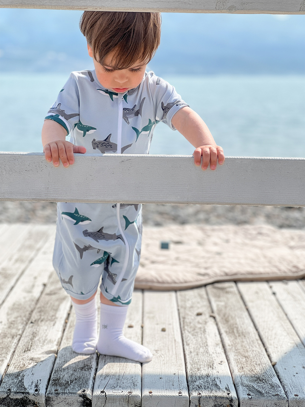 Песочник Mjölk Sleep and Play Акулы