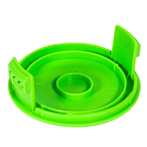 Крышка головки триммера пластиковая зеленая для триммера Greenworks, 80 мм