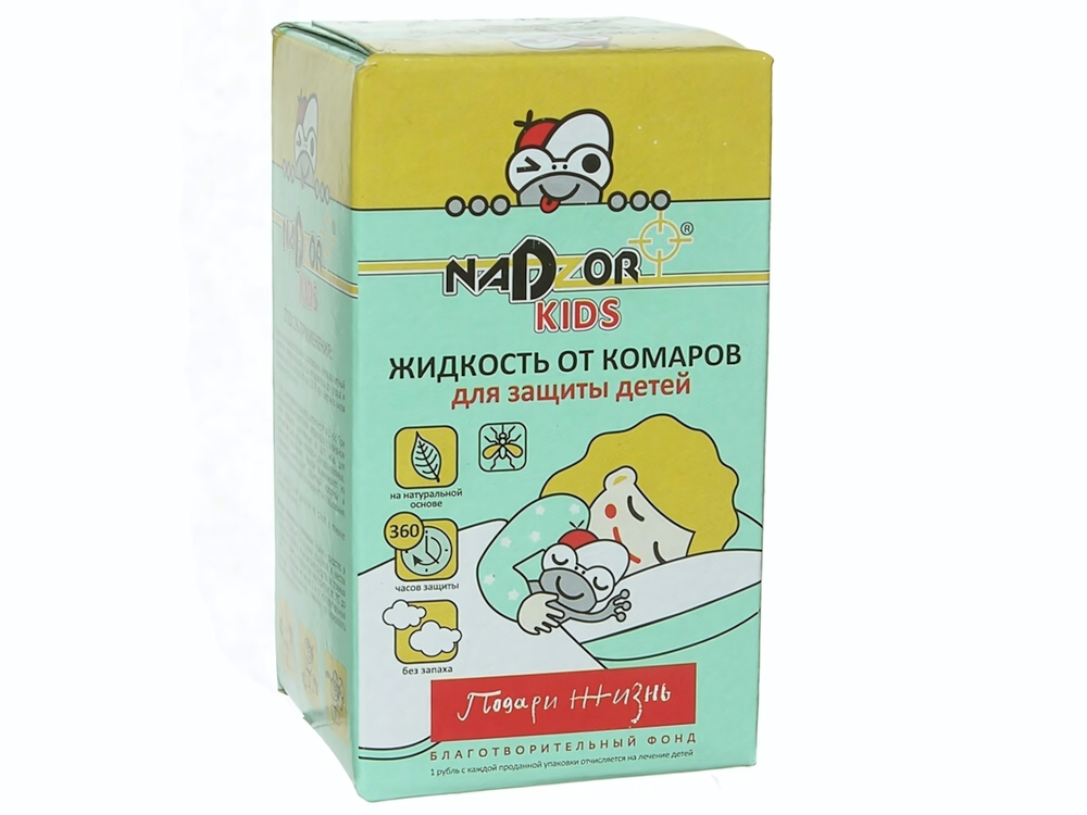 Жидкость для фумигатора от комаров, для детей Nadzor