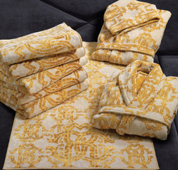 Халат велюровый Roberto Cavalli Logo Gold 001