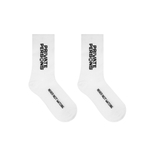 PP LOGO SOCKS WHITE