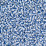 Японский бисер TOHO Treasure (№33), с внутренним серебрением, прозрачный