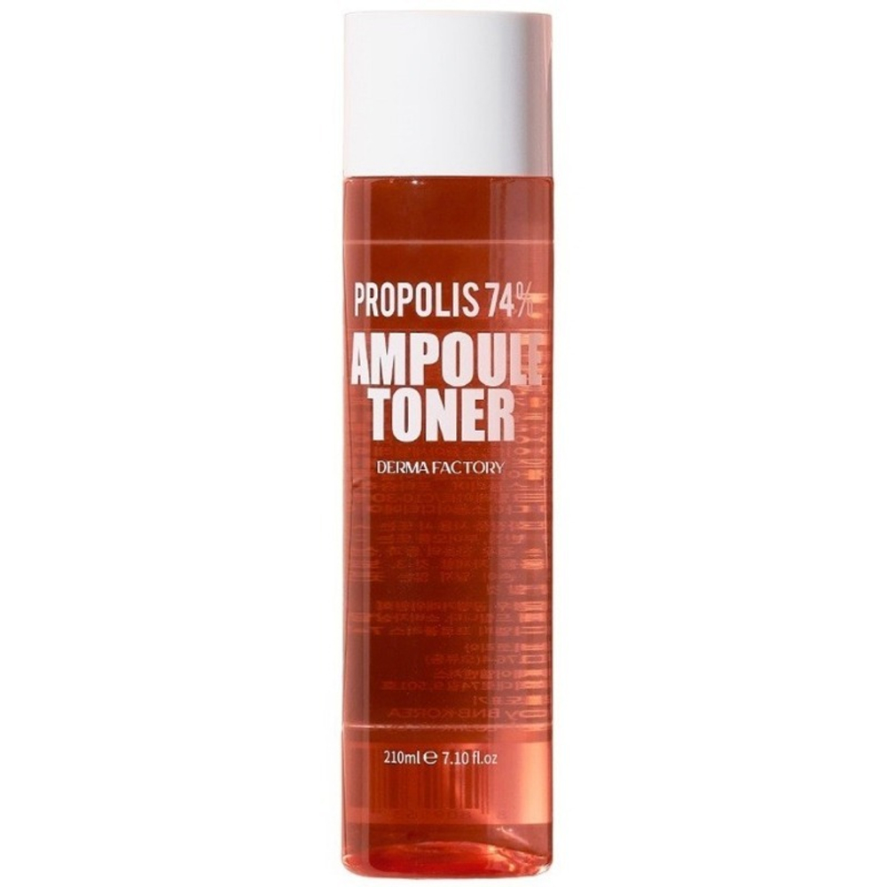 Derma Factory Тонер для лица увлажняющий с красным прополисом - Propolis 74% ampoule toner, 210мл