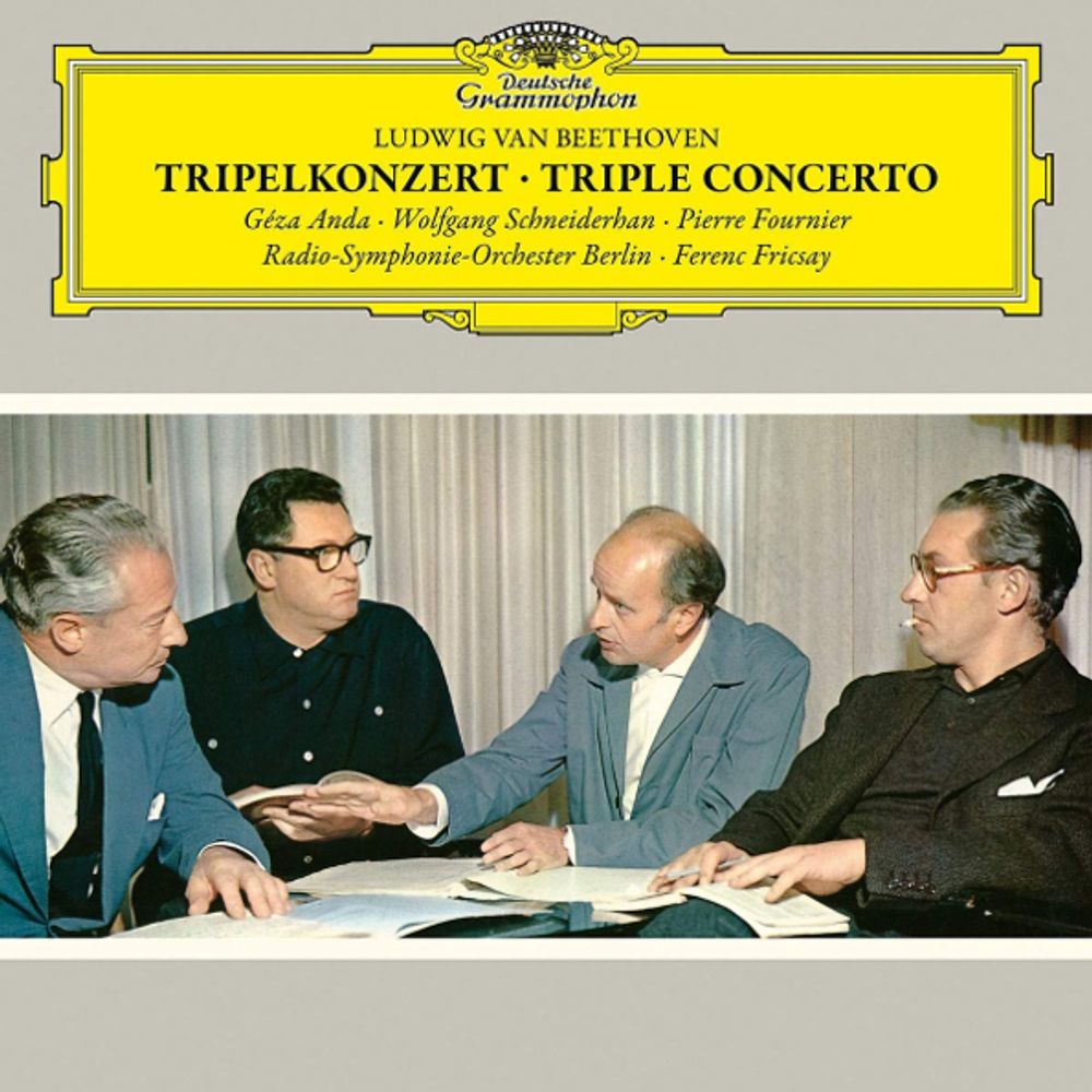 Geza Anda, Wolfgang Schneiderhan, Pierre Fournier, Berlin Radio Symphony Orchestra, Ferenc Fricsay / Ludwig van Beethoven: Triple Concerto (LP)