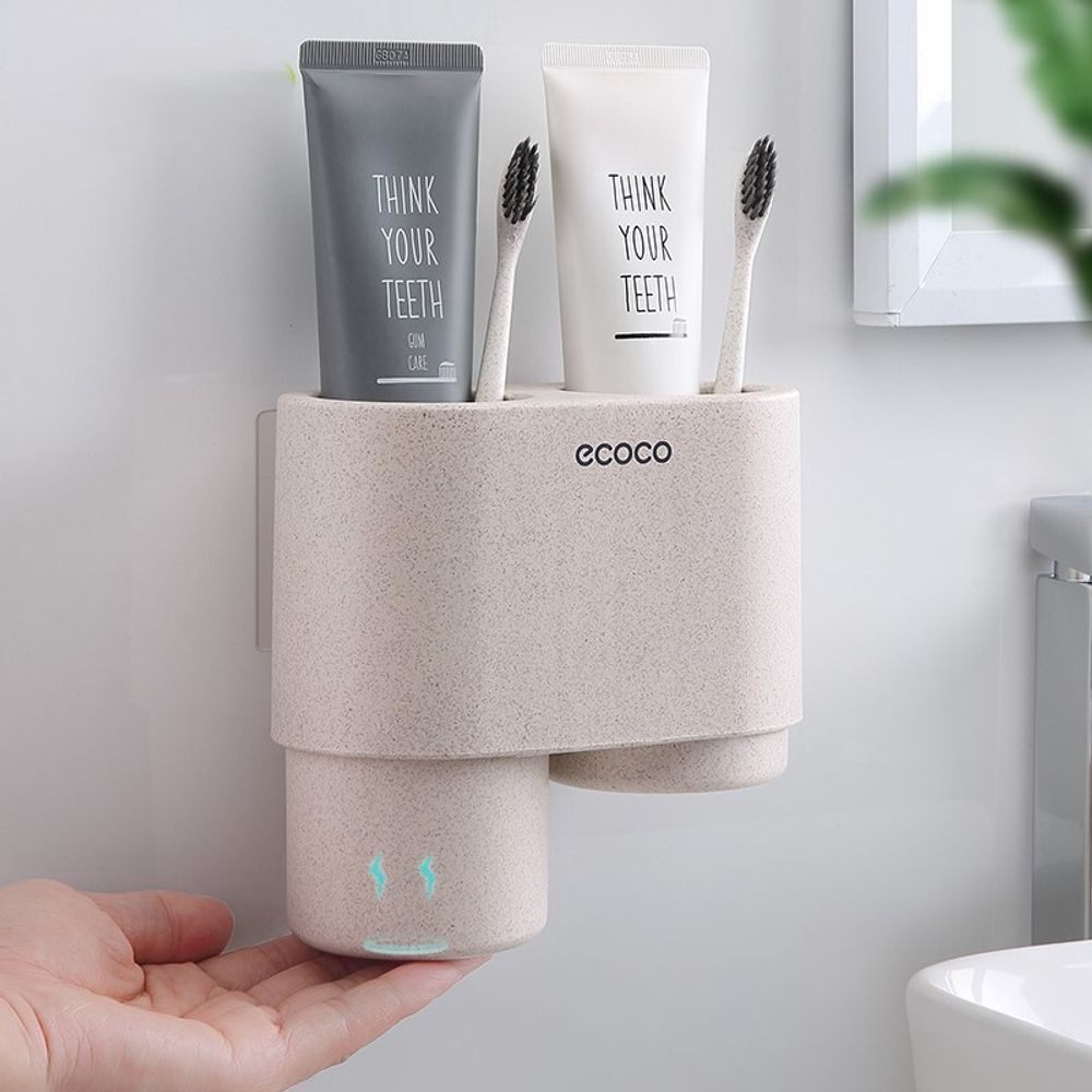 Настенный органайзер для ванной держатель для зубных щеток
