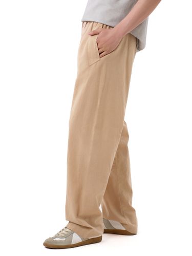 Льняные бежевые брюки HEATHEN