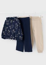 толстовка с двумя брюками