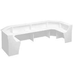 Стойка ресепшен П-образная с вырезом К.9238 БП