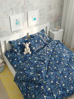 ткань Снупи на синем