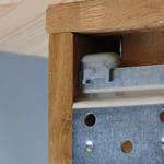 Комплект дубовых ножек и подвесов к серии Эдгар, черный дуб