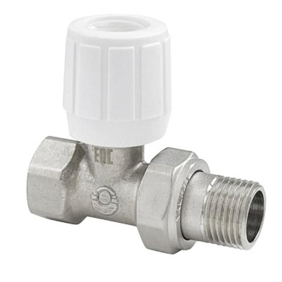 Клапан регулировочный ручной для радиатора VALFEX прямой 1/2" (компактный)