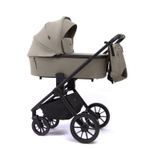 Коляска детская Peppy Monaco 2 в 1 Sandstone (песочный), рама черная