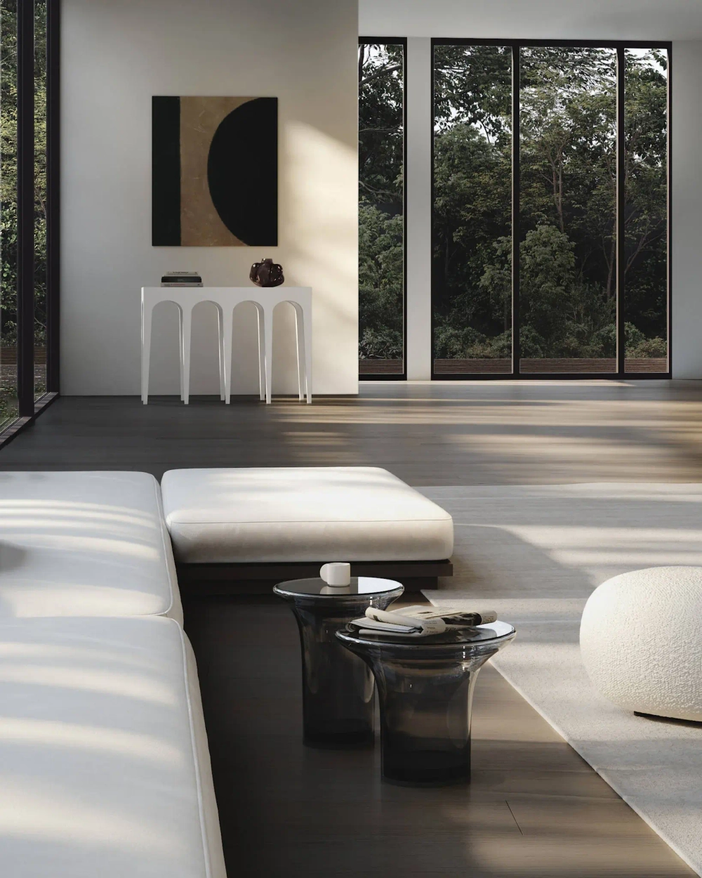 Стол 101 Copenhagen Trumpet Table, Low - Smoked Forest