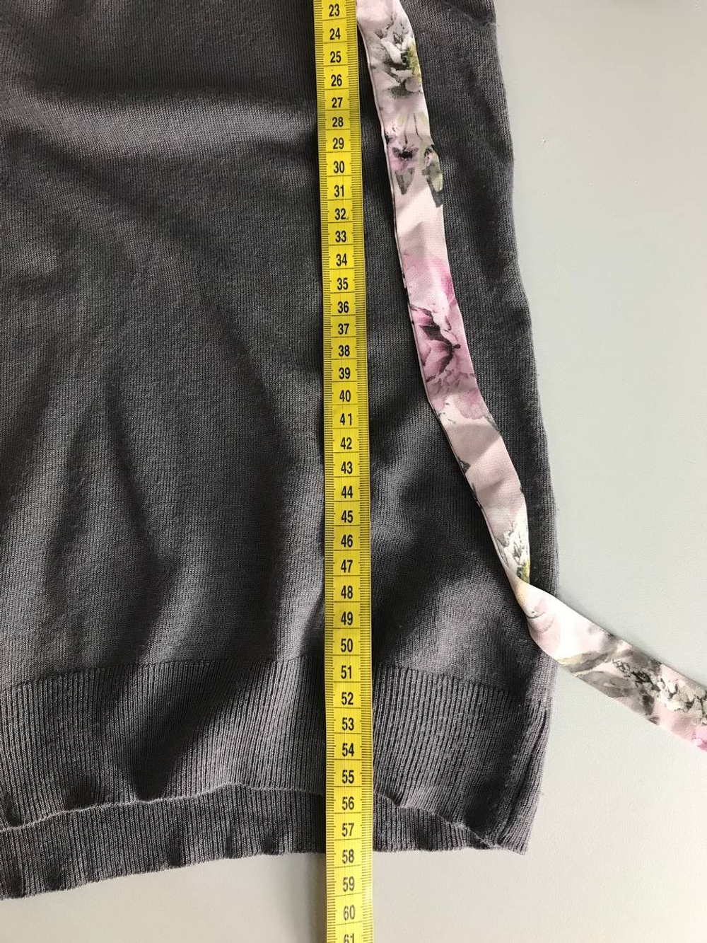 Джемпер Sela c красивым воротником, маркировка S, визуально на 44 размер