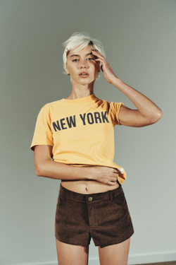 ZARА МИНИ-ШОРТЫ ИЗ ИСКУССТВЕННОЙ ЗАМШИ, КОРИЧНЕВЫЙ