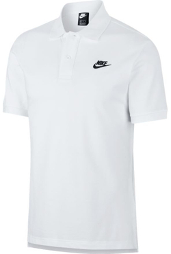 Мужское теннисное поло Nike Sportswear Polo - white/black