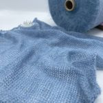 Пряжа для вязания кид мохер на бобине