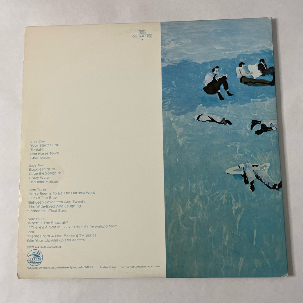 Винтажная виниловая пластинка LP Elton John Blue Moves (Англия 1976) Sorry Seems To Be The Hardest Word