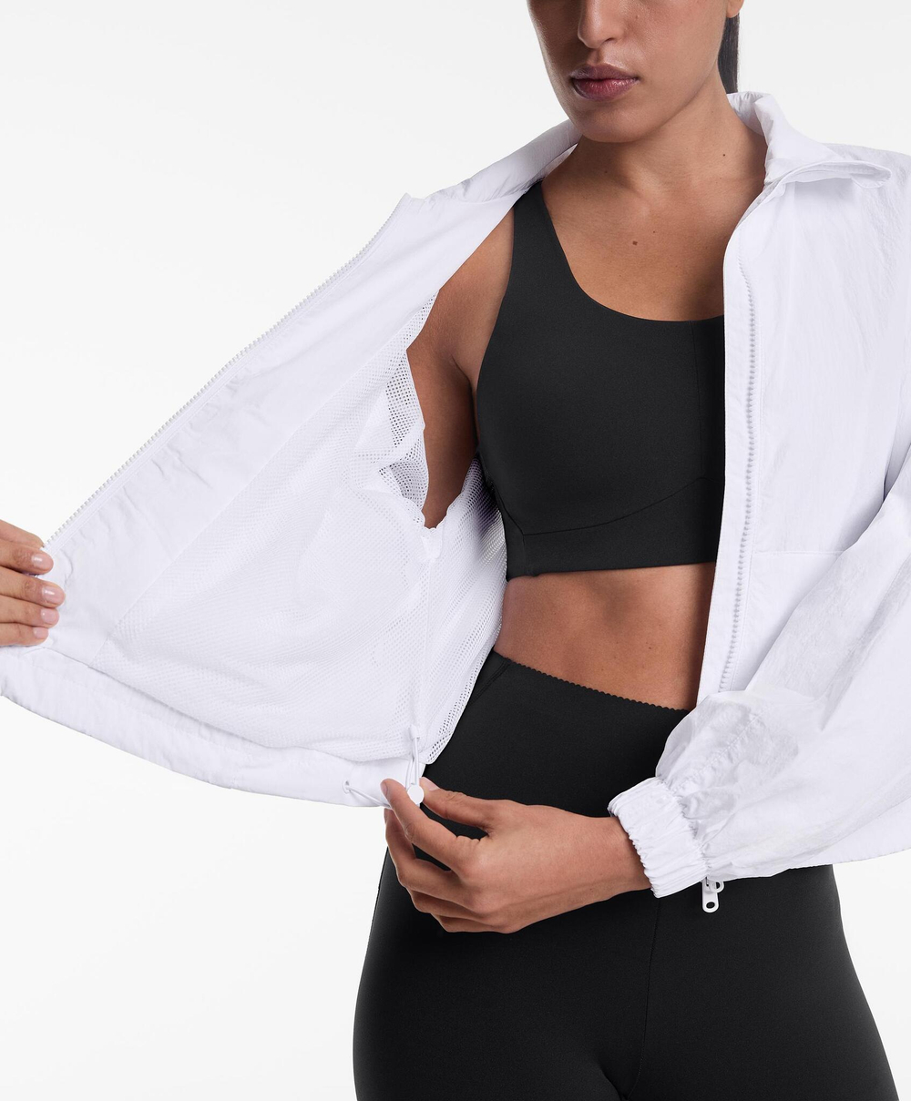 Oysho Спортивная куртка, белый