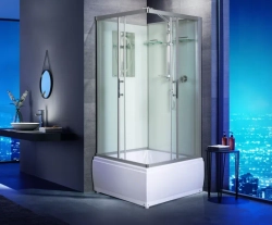 Душевая кабина WeltWasser (ВельтВассер) ALLER 901 с высоким поддоном, 90x90x217