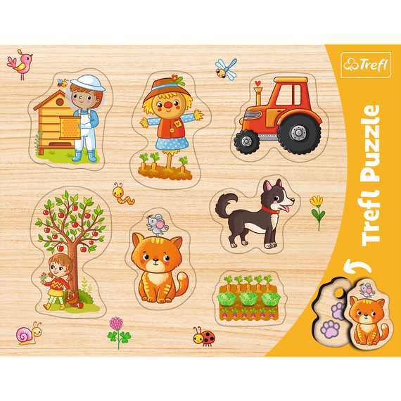 Puzzle &quot;Frame Shaped Puzzles&quot; - Village / Trefl