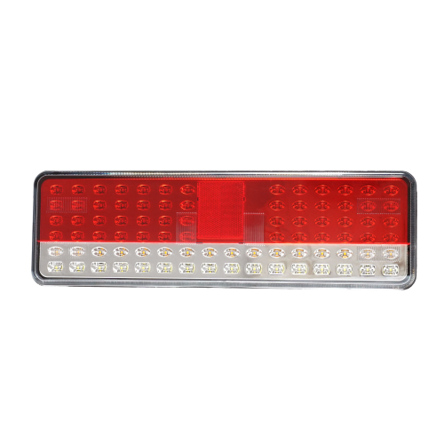 Фонарь задний, КамАЗ, МАЗ, правый, светодиодный, жгут без разъема, с бегущим указателем поворота, 24 В (ан. 112.08.69-02, 112.08.69-02-TRS)