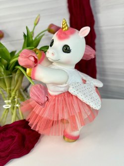 Игрушка мягконабивная 35см AniReal Единорожка (60150)