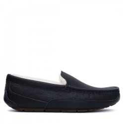 UGG Mens Ascot Leather Black