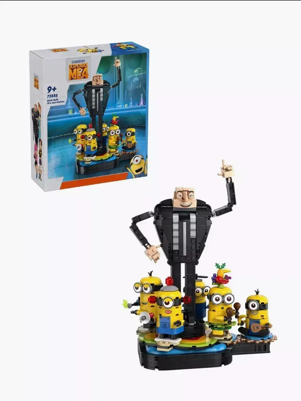 Конструктор Грю и миньоны 839 деталей