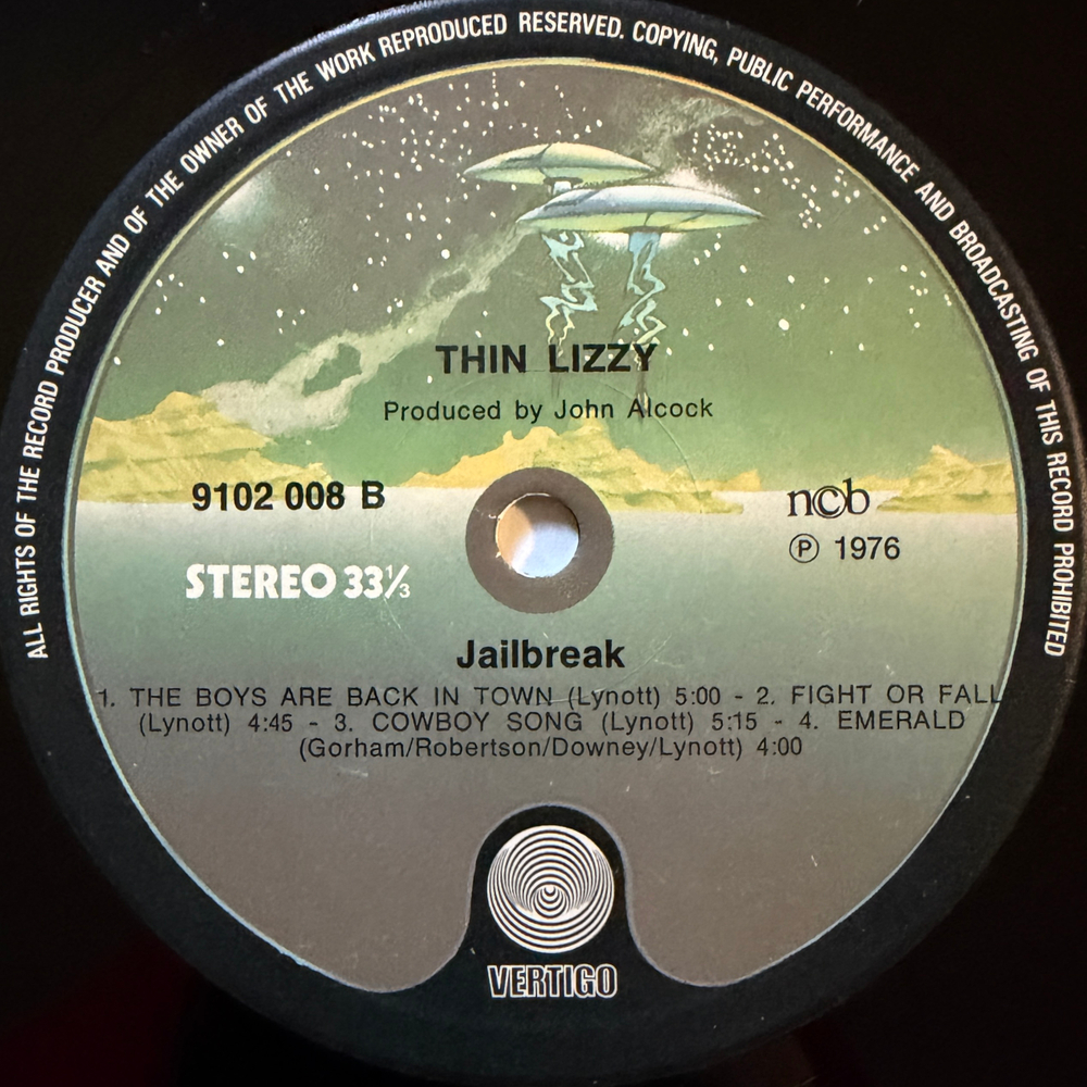 Thin Lizzy – Jailbreak (Скандинавия 1976г.)