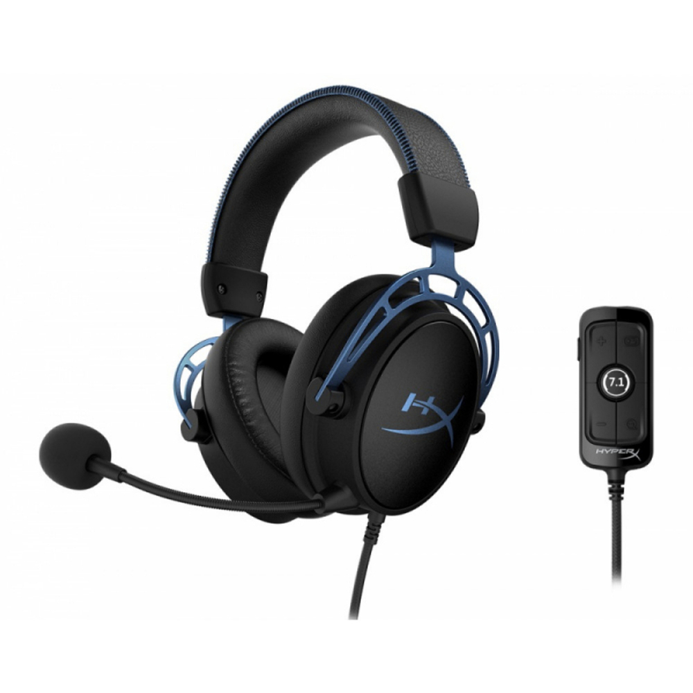 Гарнитура HyperX Cloud Alpha S Black\Blue HX-HSCAS-BL/WW