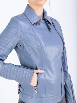 Косуха кожаная куртка женская Турция