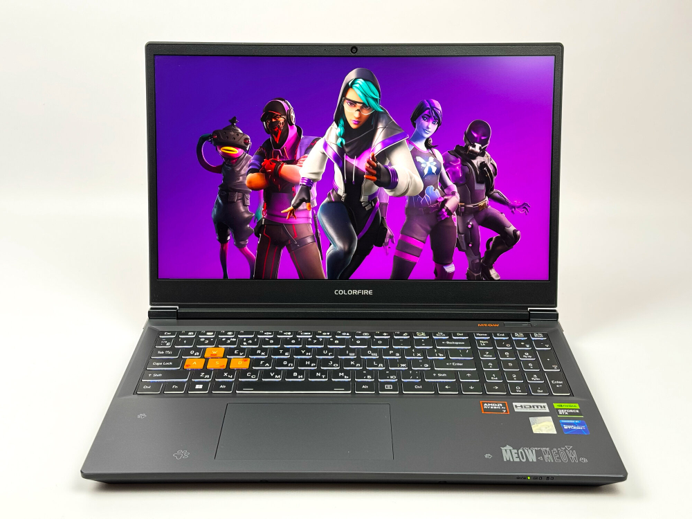 Игровой ноутбук Colorfire R15 RTX 4070 8GB / Ryzen 7 8845HS / 16GB / 512GB / 2.5K / 165Hz / Win11 RU / Русско-Английская клавиатура