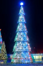 Уличная елка сегментная "Сибирская" (пвх) 24 м