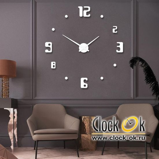 Настенные 3D часы Fashion