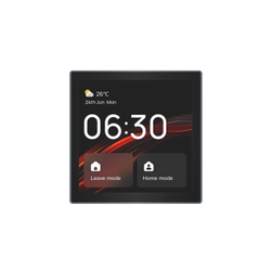 DK7405-BK Панель управления умным домом 4? (Wi-Fi / Zigbee / Bluetooth, Tuya / Smart Life), алюминий + закалённое стекло, цвет чёрный