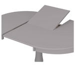 Стол деревянный АМАДЕЙ 1 (PRODUS 1), цвет графит/ тёмно-серый