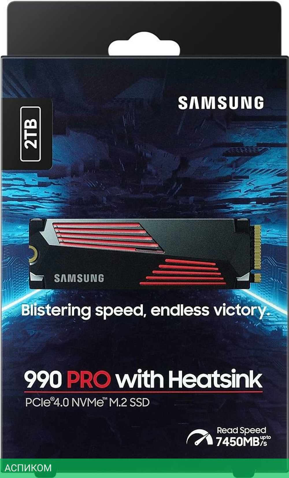 SSD диск Samsung 990 Pro 2Tb (MZ-V9P2T0CW)