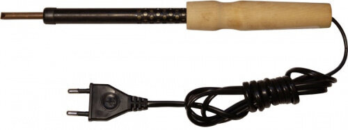 Паяльник плоское жало 40Вт, ручка дерев. JIE LA HUA