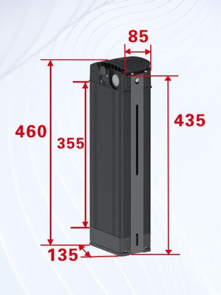 Корпус АКБ для Kugoo Kirin V3 Pro, Minako V8 Pro