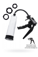 Механическая помпа Sexus Men Erection Mads черная 62 см