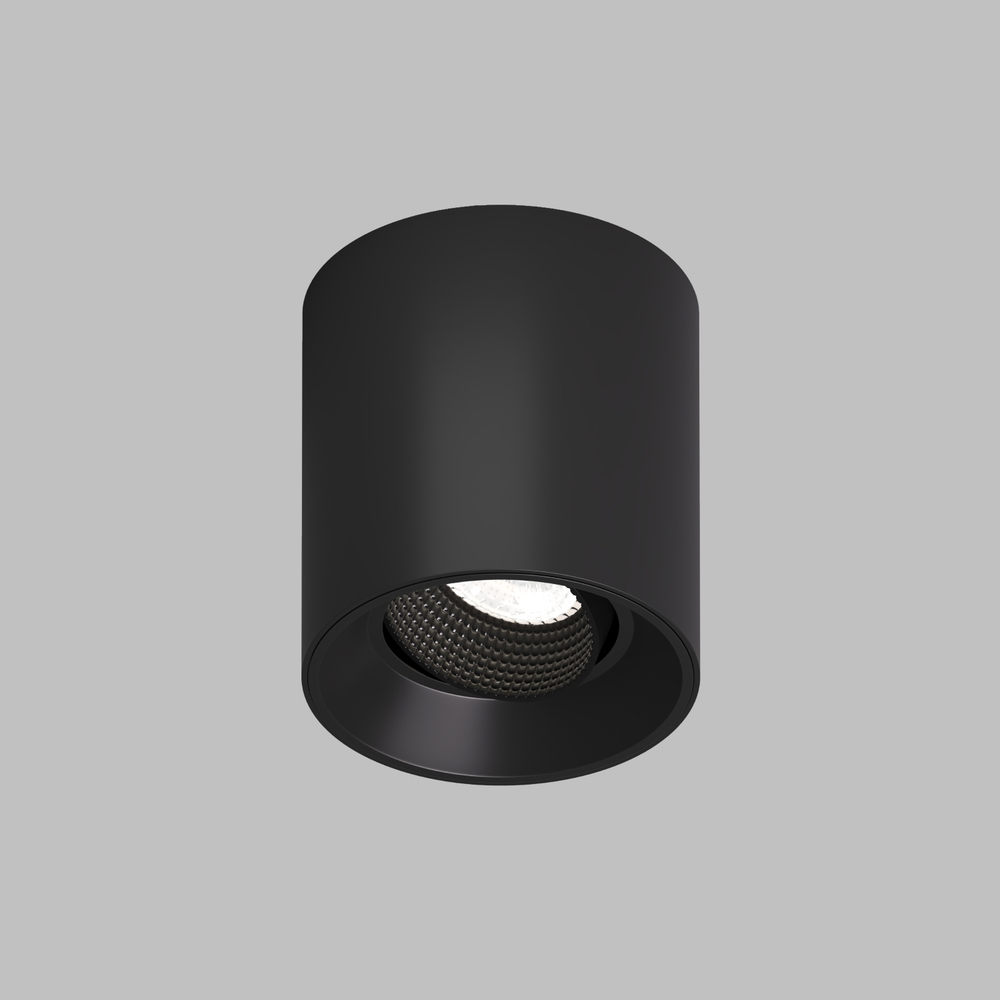 DK3090-BK Светильник накладной IP 20, 10 Вт, GU5.3, LED, черный/черный, пластик