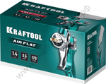 KRAFTOOL AirFlat, LVLP, 1.4 мм, пневматический краскопульт с верхним бачком (06524-1.4)