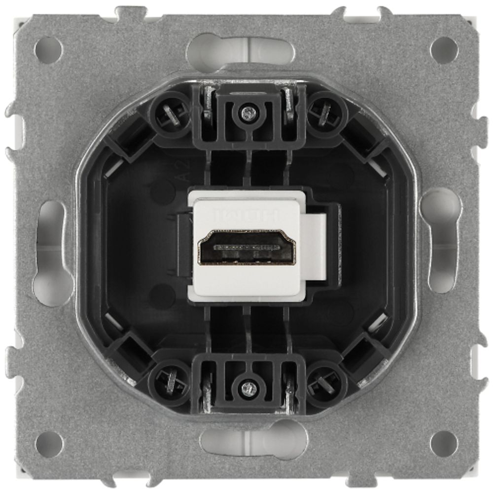 Розетка ЭРА Galaxy 15-3114-08 HDMI IP20 белый матовый | Эра Galaxy