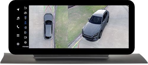 Магнитола для Audi A4 B9 2015-2020 - Teyes LUX ONE 360 монитор 12.3" 2K QLED на Android 10, Быстрая, CarPlay, 4G SIM-слот, 4 камеры в комплекте