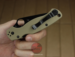 Нож Spyderco Paramilitary 2 - Battle Green BLK RK-436