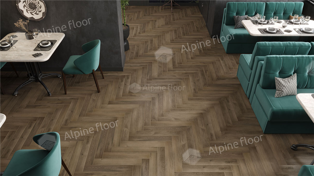 Ламинат Alpine Floor Herringbone 12 Pro LF106-11 Анжу